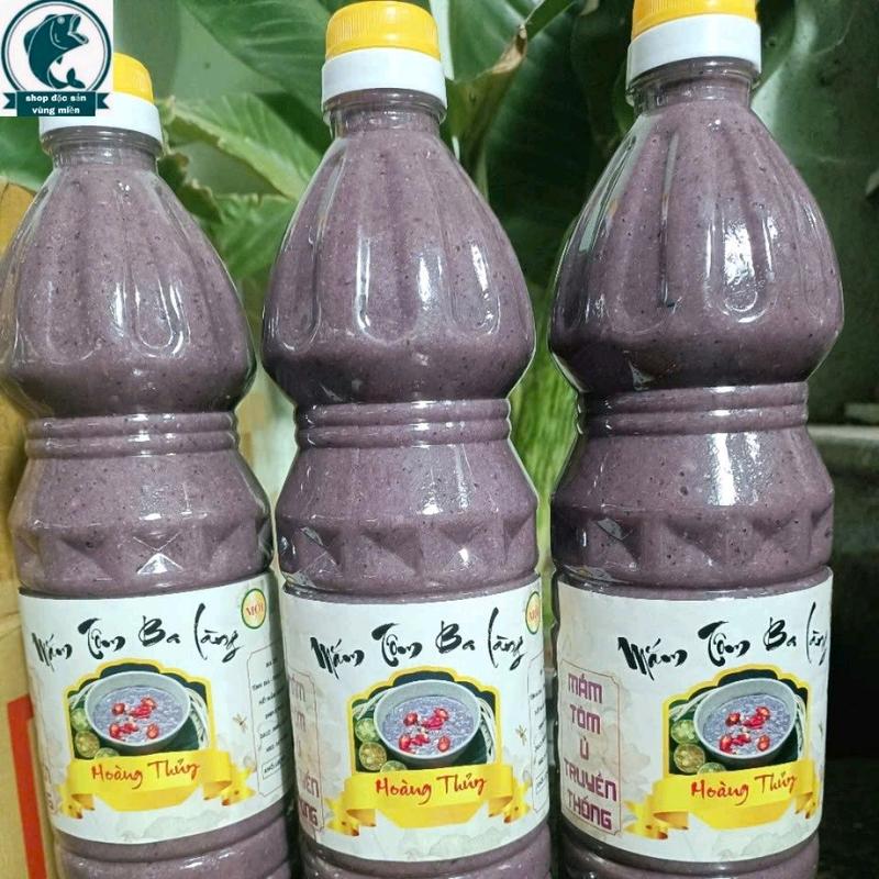 3 lít mắm tôm ba làng ( mắm ruốc )tặng 1 chai mắm tép 20k  Gia Vị Nước Sốt Chua
