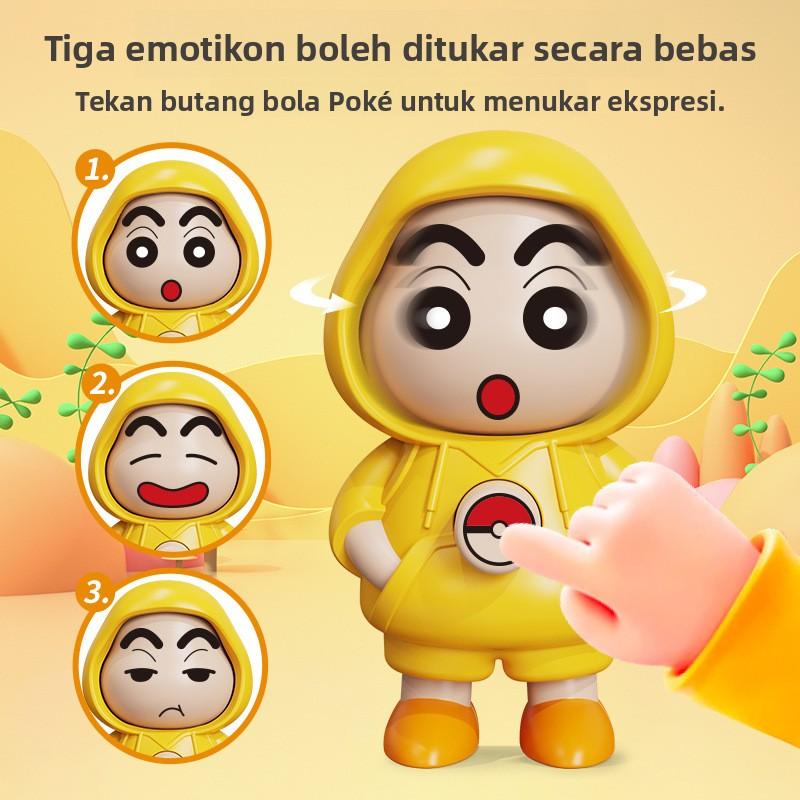 Búp Bê Thay Đổi Khuôn Mặt Búp Bê Móc Khóa Nhồi Bông Shin-chan Kuromi Dễ Thương Và Sáng Tạo Giảm Căng Thẳng Biểu Cảm Dễ Thương Mặt Thay Đổi