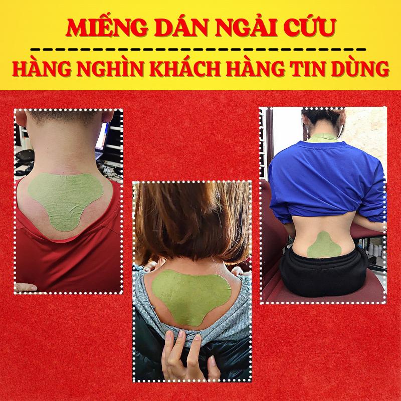 Miếng Dán Ngải Cứu COMBO 12 MIẾNG  Giảm Đau Vai Gáy Hiệu Quả Nhất - Hàng Nội Địa Trung 4