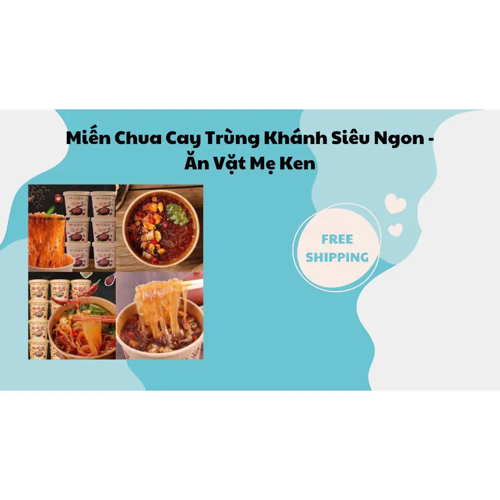 Miến Chua Cay Trùng Khánh Siêu Ngon - Ăn Vặt Mẹ Ken Food