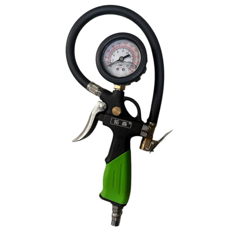 Dụng cụ bơm Lốp Xe Máy, Ô Tô Thương Hiệu TOUSEN - Đồng hồ đo áp suất có dầu