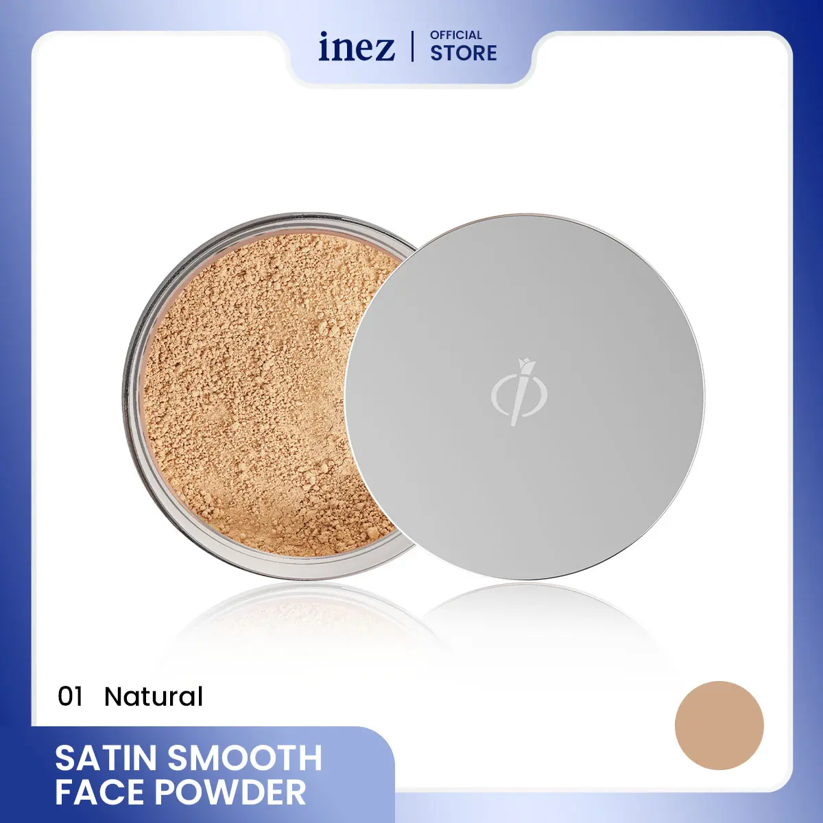 NEW CASE Inez Skin Lightening Series Satin Smooth Face Powder/ Bedak tabur - 20g
