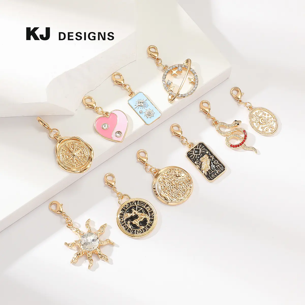 European and American Fashion Detachable Necklace Pendant Personality Matching Tarot Card Pendant Stainless Steel Chain Non-Fading