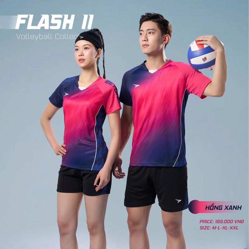 Bộ quần áo bóng chuyền BEYONO FLASH II cao cấp chuẩn thi đấu,thấm hút mồ hôi cực đẹp - sport hoàng phúc