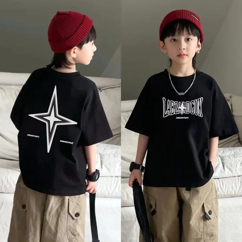 Kaos Tshirt Baju Anak 6-13 Tahun Cowok Keren Merah Regular Fit Sablon Plastisol - K049 Fashion