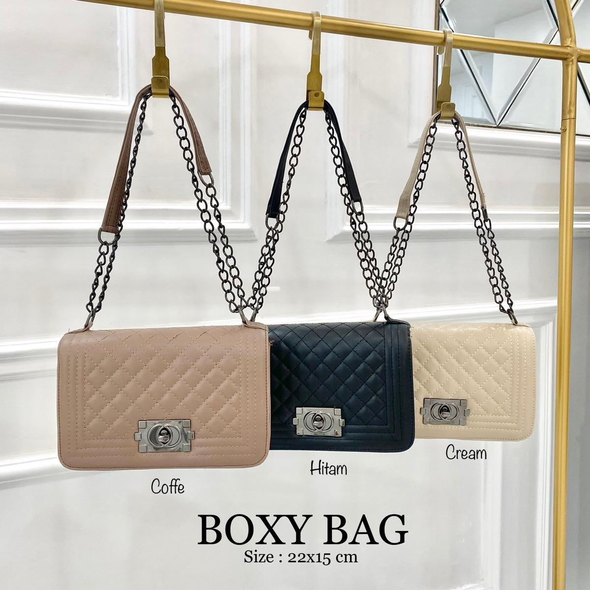 Oktaviana Tas Grosir Tas Selempang Wanita Kekinian Boxy Bag