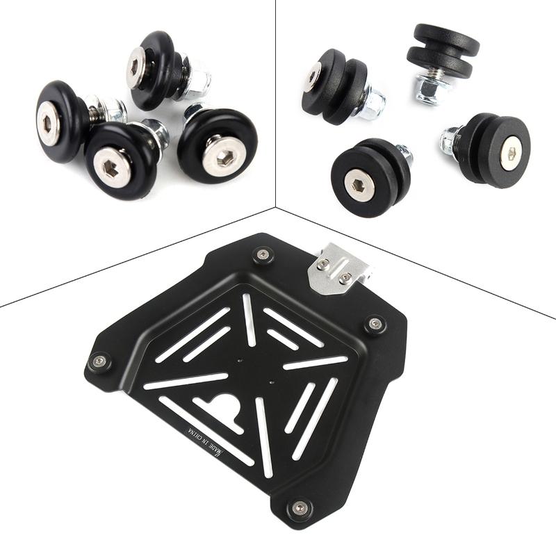 Product Introduction of Professional Helmets Trunk Bracket Base Plate Bushing Pad Buckle Spacers Quick Fixing Motor Accessories 4-Piece/set 35