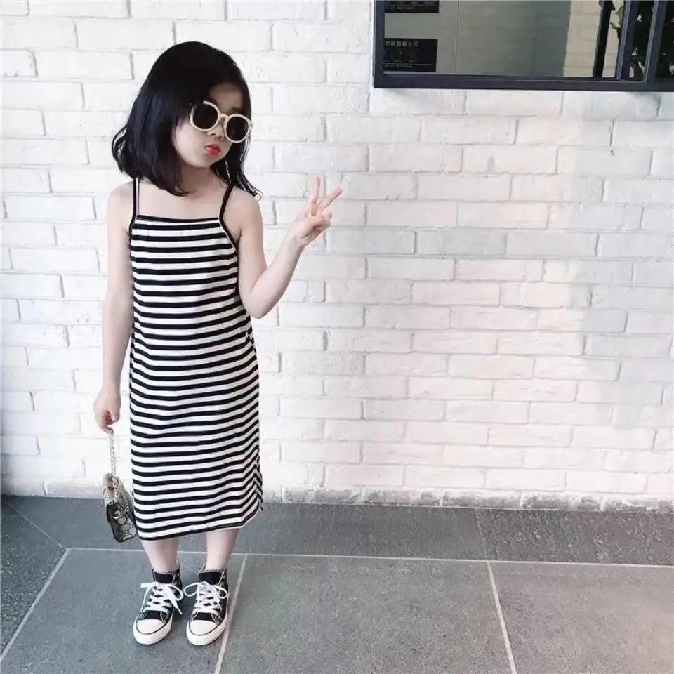 bebe black and white striped dress Baby French Terry Pullover Dress 3/6 months / green stripe