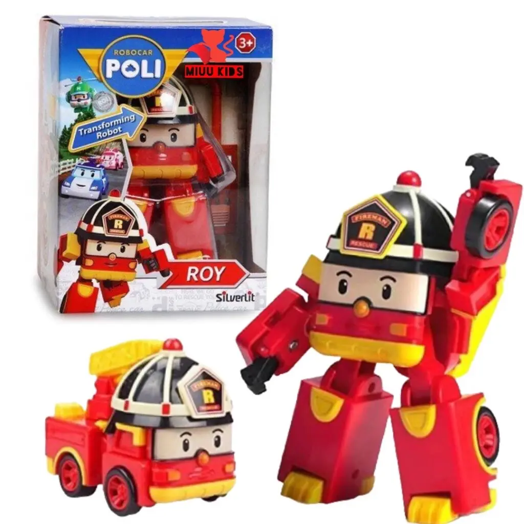 Đồ Chơi ROBOCAR POLI Robot Biến Hình Xe Cứu Hỏa Roy