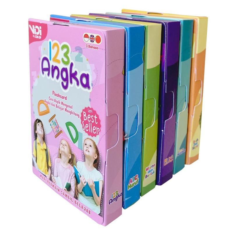 Kartu Belajar Anak - VIDI FLASHCARD - Kartu Edukasi Edukatif  Balita 2