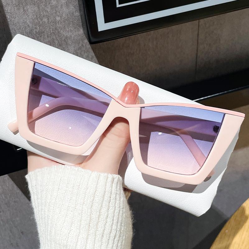 Kính Râm Mắt Mèo, Thời Trang Mới Cho Năm 2024, Dát Vàng, Xuyên Biên Giới, Chống Tia UV, Thiết Kế Đơn Giản, Thích Hợp Cho Quốc Tế Thương, Bán Buôn, BF 204 Kính Mắt Nam Nữ Women