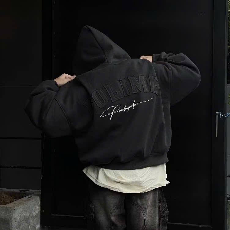 Product Introduction of Áo Khoác Hoodie POLIME NAM NỮ CỰC NGẦU, PHỐI HỌA TIẾT RÕ NÉT, FORM RỘNG CÓ NÓN TRÙM ĐẦU, PHONG CÁCH ULZZANG ĐƯỜNG PHỐ 15