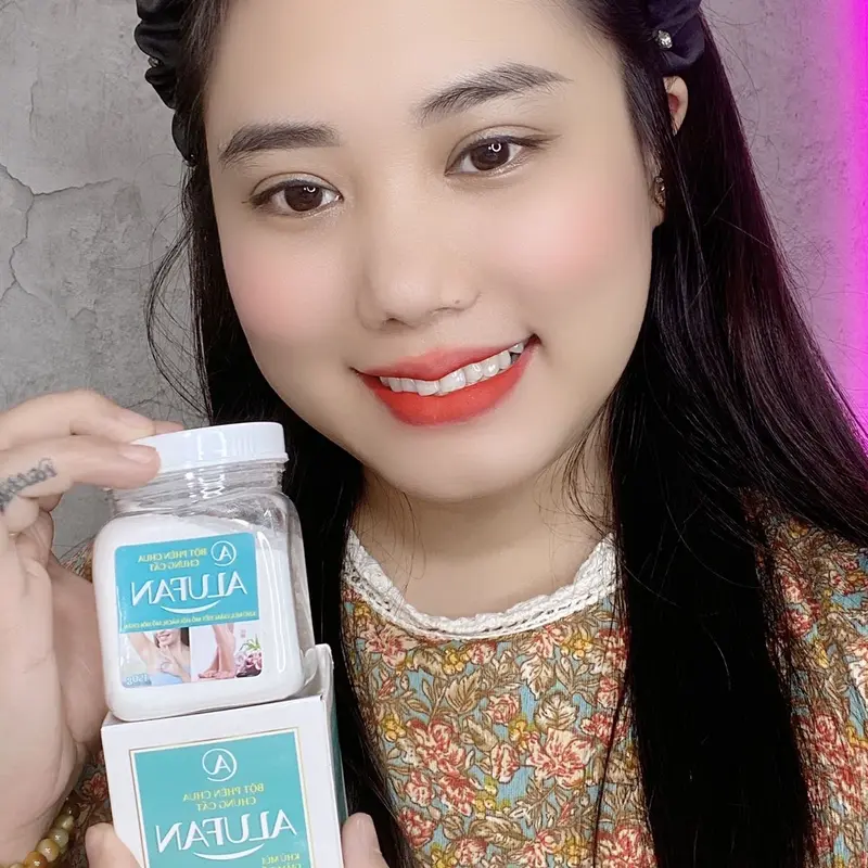 Combo 3 hộp Bột phèn chua  chưng cất ALUFAN 1
