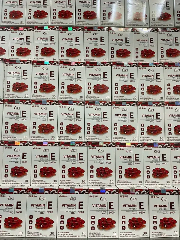 Combo 3 Hộp Vitamin E Đỏ Omega 3 (Hộp 30 Viên) và 1 Hộp Vitamin C Plus X3 (Hộp 60 Viên) 4