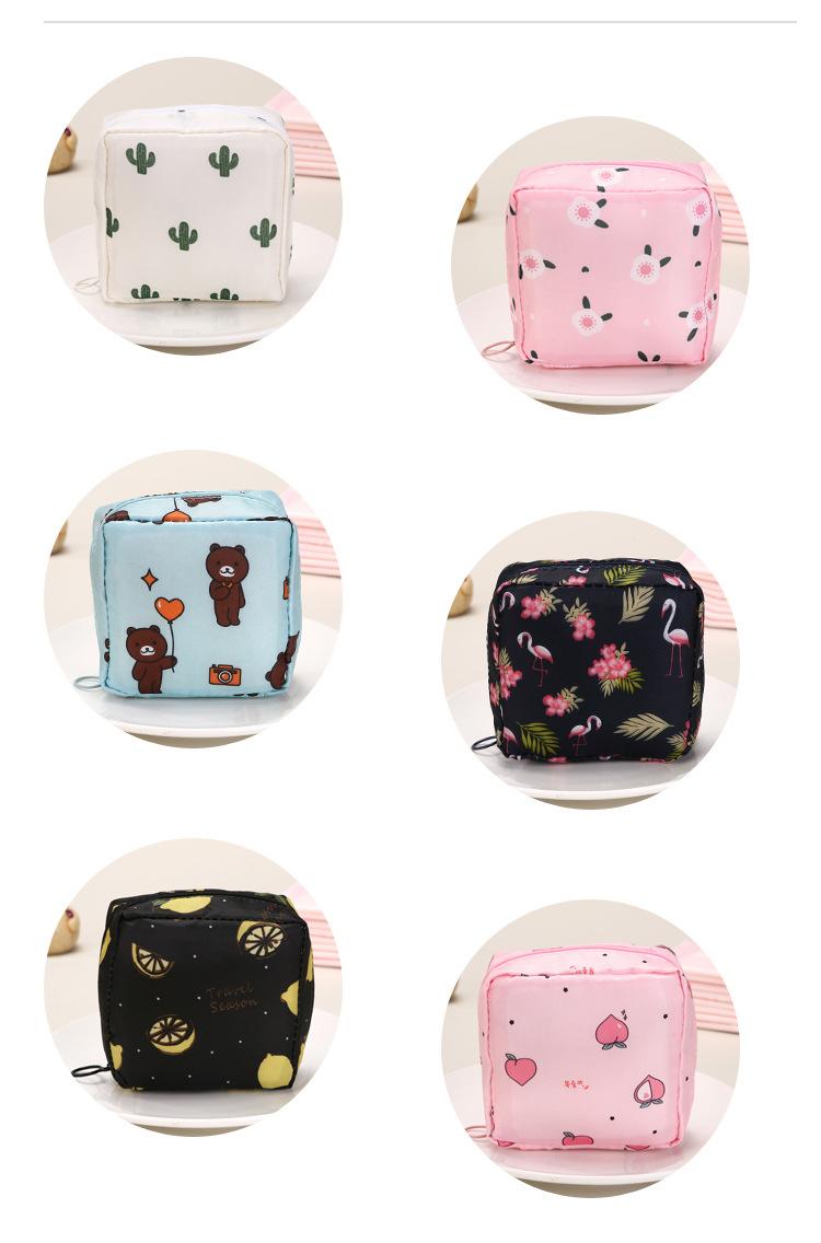 Product Introduction of Cute Cartoon Sanitary Pad Storage Bag for Girls, Portable Menstrual Bag, Large Capacity Sanitary Napkin Storage Pouch 8