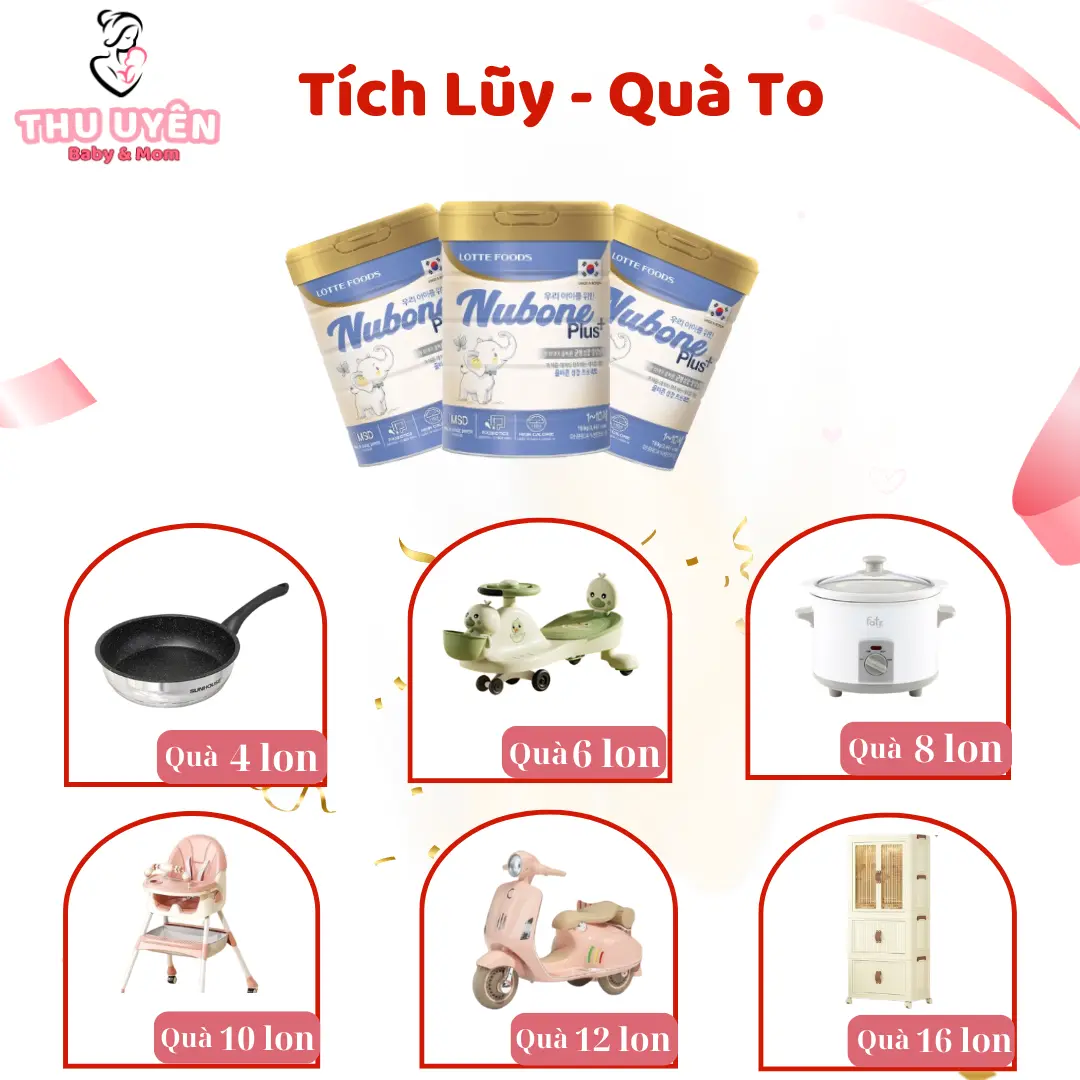 SBTU_Sữa Nubone Hàn Quốc Có Tem Phụ Lon 750g Cho Bé