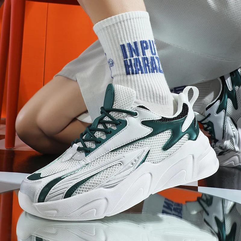 Customize Plus Size US 13 14 EU 47 48 Man Fashion Casual Sports Sneakers Blank Leather Running Walking Shoes for Men Athletic Closed_voghion.com
