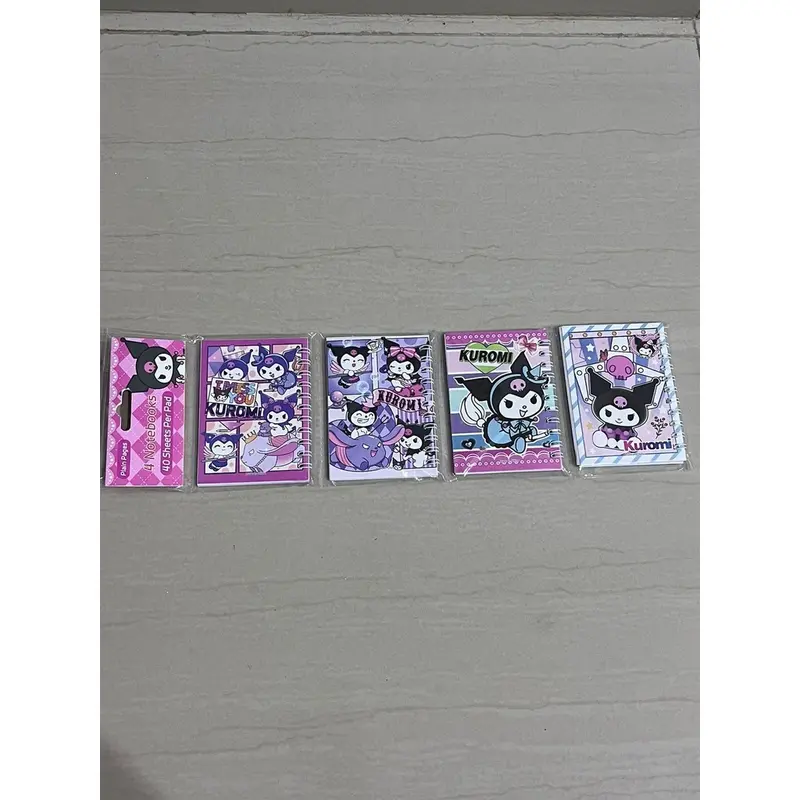 (Per 1 Pack 4Pcs) NoteBook Ring Motif A7 Note Book Ring Motif S*nr*o K*r*mi M*l*dy - GG0385 5