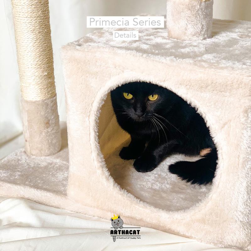 Cat Condo, Rumah Kucing tinggi tiyang 75 / 85cm brkualitas bagus rumah kucing interaktif cat coNdo garukan kucing 4