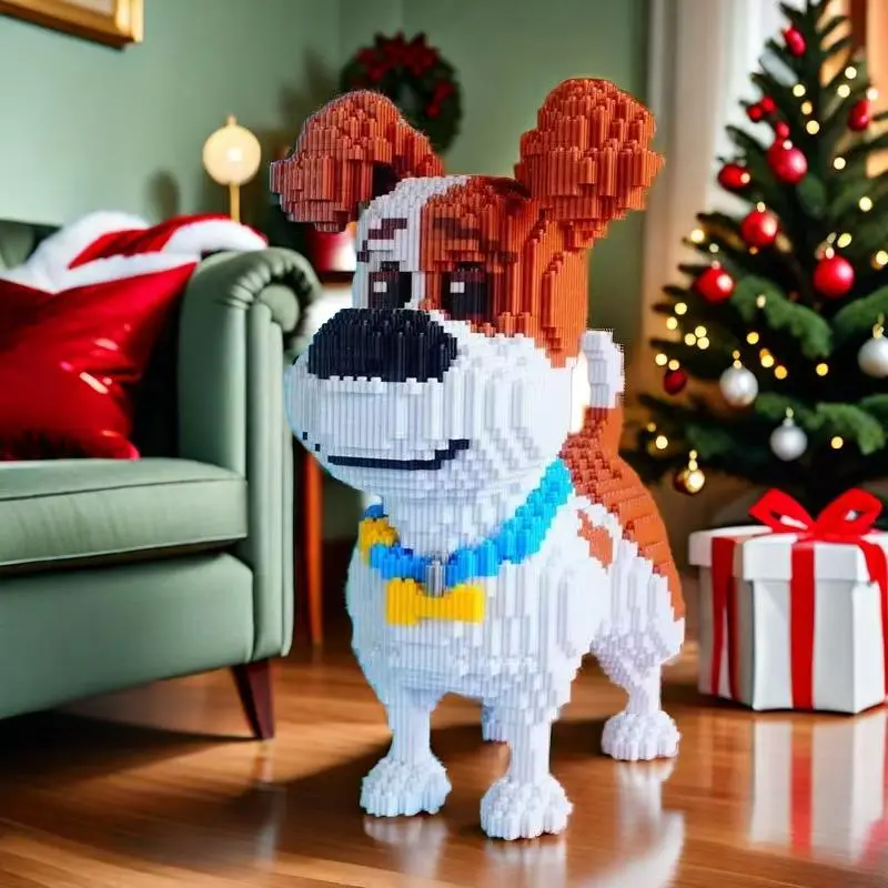 Dog Design Building Blocks Toy, 3141pcs/set DIY Handmade Assembly Models, Creative Building Toy for Home Desktop Decor, Model Kit Crafts 8