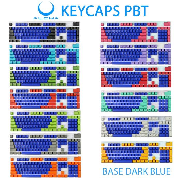 ALCHA KEYCAPS PBT DOUBLE SHOT CUSTOM MIX 2 WARNA MECHANICAL KEYBOARD - RANDOM 3