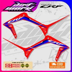 STICKER STRIPING HONDA CRF 150 L MOTIF KEREN HOLOGRAM BY DIRTWORK Motor Motorcycle