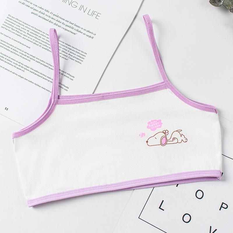Product Introduction of Girl's Sport Bras Teens Brassiere Kids Underwear Cotton Girls Training Bra Push Up Running Tops 7-16 Years Adolescente 9