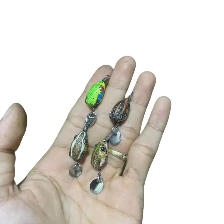 nhái hơi mini 2cm 3gam,giành cho anh em  câu  cần uL. có lưỡi độ và lưỡi thường. khách hàng thích câu lure, siêu mini nhỏ bằng nửa lóng tay Fishing máy  câu