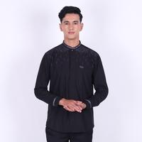 Gambar Baju Koko BHS Cosmo Duraid Hitam - L dari SarungBHS Kab. Gresik 4 Tokopedia
