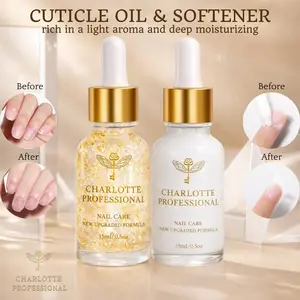 Charlotte Professional Nutrient Oil Softener 15ml Upgraded Formula Vitamin Kuku Pelunak Kutikula
