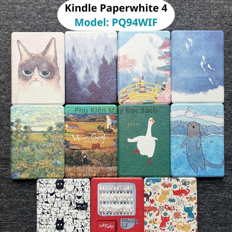 Bao Da Cover Kindle Paperwhite 4, Case Máy Đọc Sách Kindle Paperwhite 4