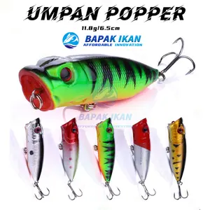 11.8g/6.5cm Umpan pancing top water lure floating lure hard bait impor proberos