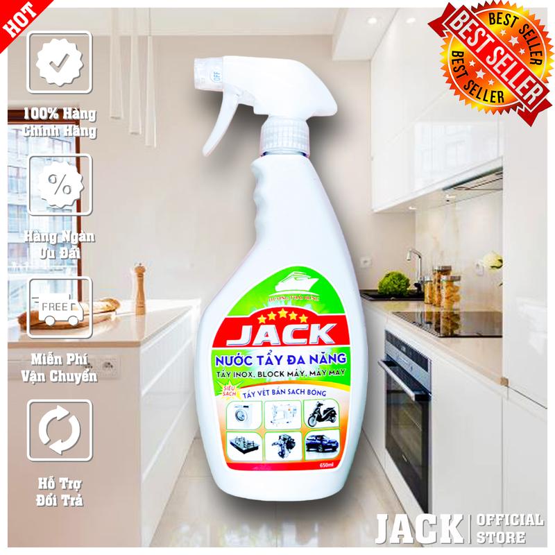 Chất Tẩy Dầu Mỡ & Vết Bẩn Nhà Bếp 650ml Nước Tẩy Đa Năng An Toàn Không Hóa Chất Độc Hại Tiết Kiệm Chi Phí Đa Công Dụng Giúp Làm Sạch Nhanh Chóng Mọi Loại Vết Bẩn dodung giadung tienich