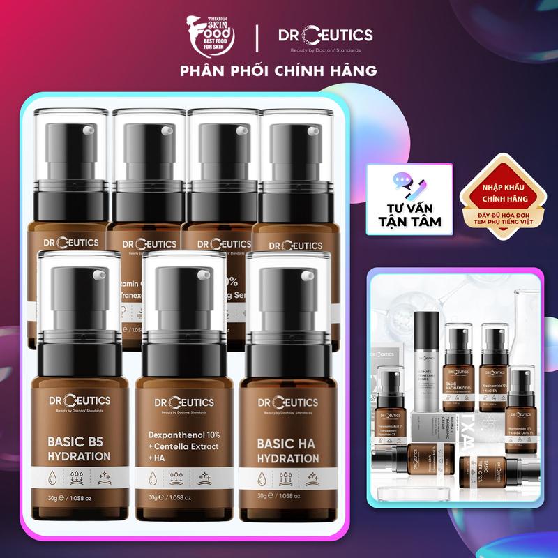  Serum Drceutics Vitamin C HA Hydration AHA BHA B5 Niacinamide Skincare Chăm Sóc Da 