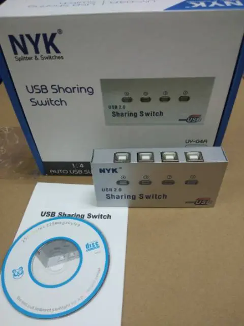 Auto Switch Printer USB 4 Port 1