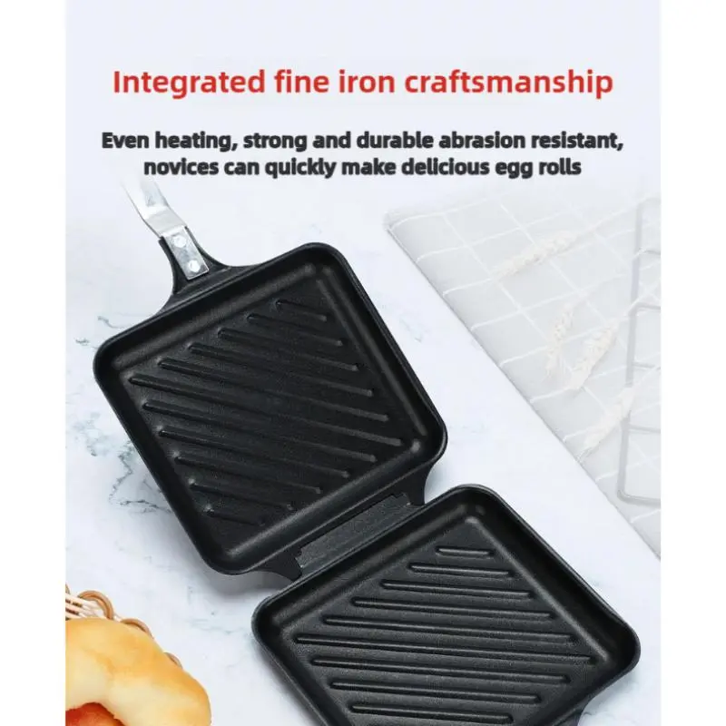Non-stick Sandwich Bread Baking Pan, 1 Count Double-sided Sandwich Bread Baking Tray, Kitchen Baking Tool for Home Use 5