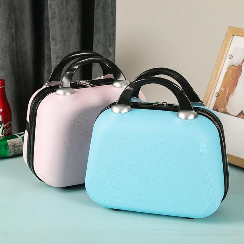  Hộp Đựng Mỹ Phẩm 14 Inch Cho Nữ Vali Cầm Tay Nhỏ Vali Mini Túi Đựng Đồ Trang Điểm Cho Sinh Viên Mới 