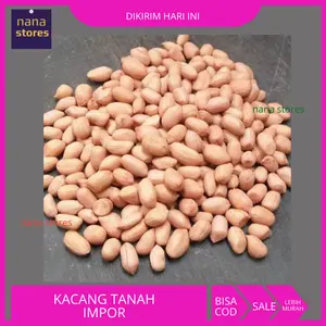 Kacang Tanah Mentah Super 1 Kg, Kacang Tanah Jumbo Random, Kacang Suuk