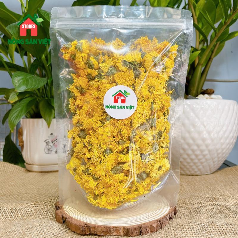 Trà Hoa Cúc Vàng Sấy Khô 100gr Hoàng Cúc Nguyên Bông Tự Nhiên