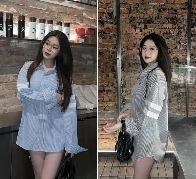 Áo sơ mi nam,nữ mẫu mới thiết kế 3 màu chất vải lụa lụa thoáng mát thời trang trẻ trung from chuẩn Menswear Có Cổ Shirt Top Voan