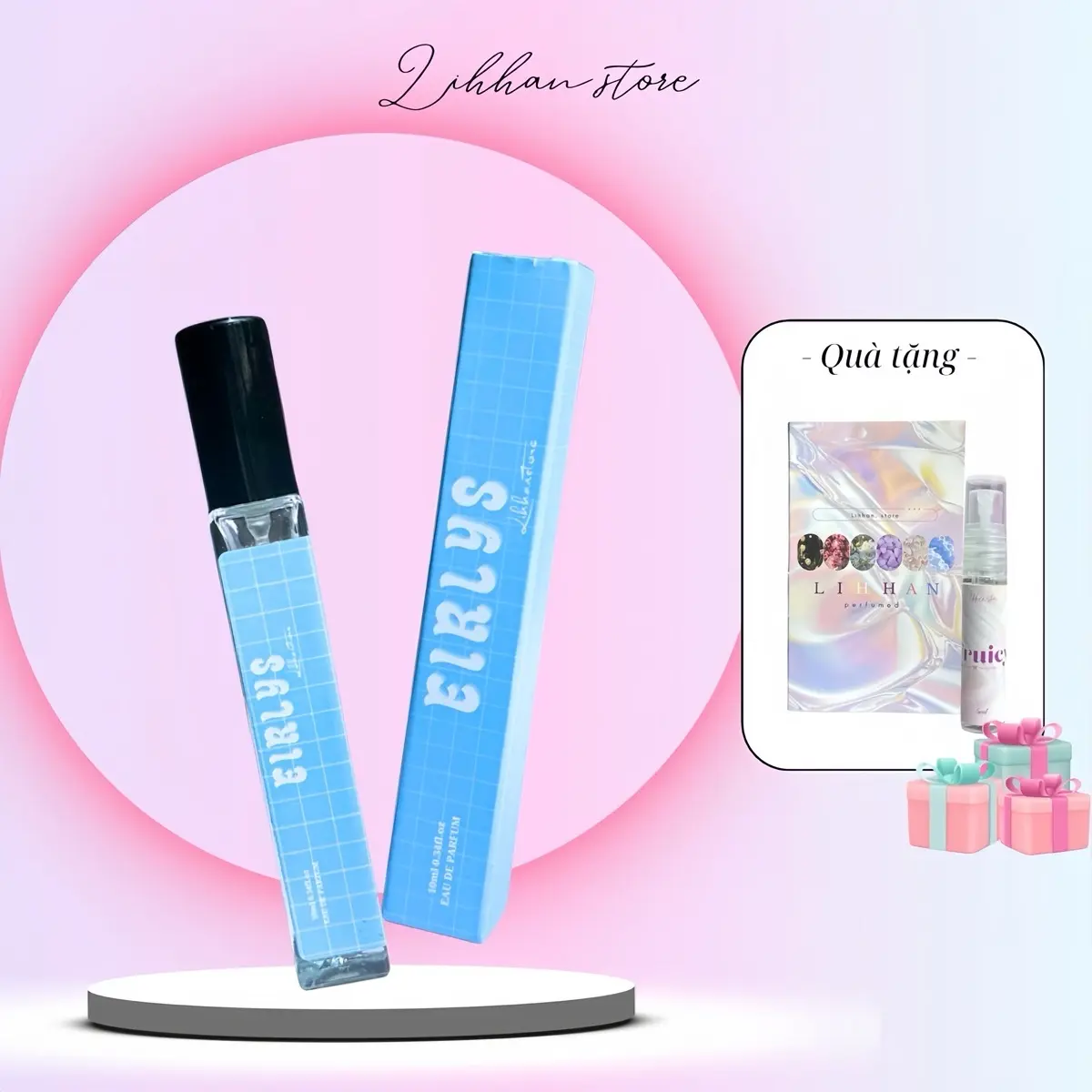 [ MUA 1 TẶNG 1 ] Nước Hoa Nữ Lihhan 10ml , Eirlys hương thơm tươi mát năng động  - Cosmetic Xịt Thơm Perfume Women Tinh Dầu
