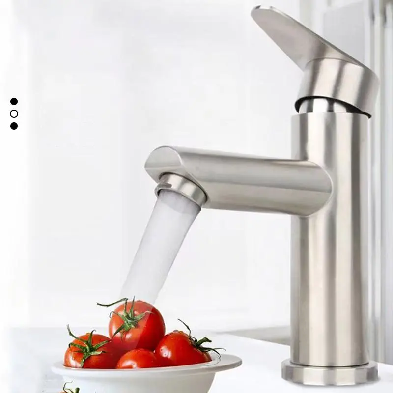 Stainless Steel Bathroom Faucet, Modern Bathroom Faucet, Easy To Install, Durable and High Quality, Suitable for Modern Bathroom and RV