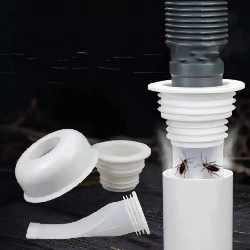 Kitchen Drain Smell-Proof Seal Drainage Sewer Plug Floor Drain Cover Bathroom Accessories Washing Machine Cover Sealing Sink Floor Drain Stopper