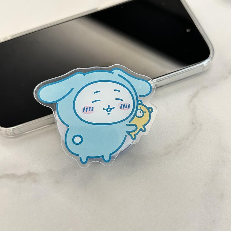 Product Introduction of Japanese Cartoon Chiikawa Magnetic Suction Bracket Cute Giikawa Lazy Bracket opposite Sex Epoxy Airbag Bracket 1