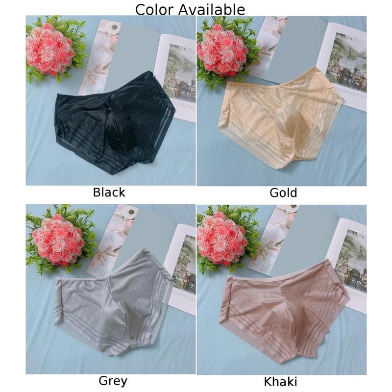 Product Introduction of Đồ Lót Nam, Phong Cách Sissy Gợi Cảm, Quần Lót Xuyên Thấu Không Đường May, Quần Lót Có Túi, Đồ Lót, [KWTK] 0