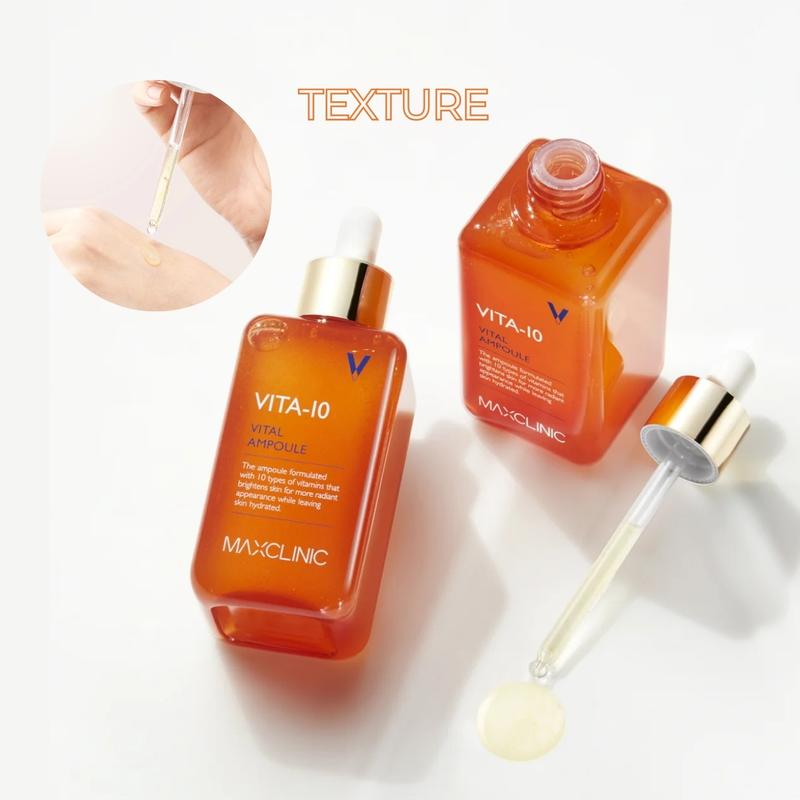 Product Introduction of Serum Maxclinic Vita-10 Vital Ampoule 100ml Hỗ Trợ Cấp Ẩm Giúp Đều Màu Da Skincare Nữ Women 7