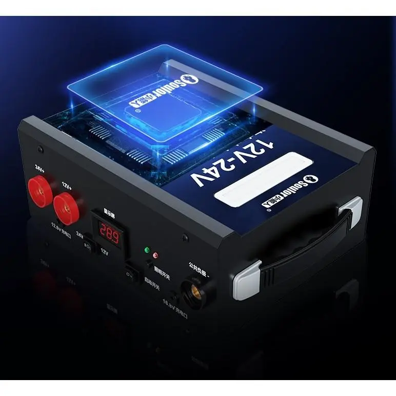 KÍCH KÍCH BÌNH XE TẢI VÀ XE DU LỊCH CÔNG XUẤT LỚN  12V 24V 8000A-MÃ T86- Hàng Chính Hãng Soulor MÃ T86 8000A 5