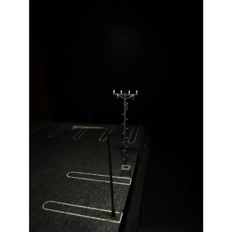 Tiang Listrik tipe 1 1:64 Aksesoris Diorama Diecast  Power Pole  Utility tiang utilitas telepon  Unpainted 6