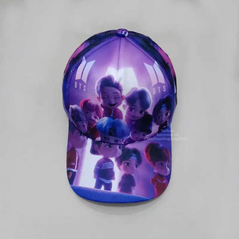 Topi Baseball Anak Perempuan Motif Sublime Animasi | By Fjrstore.id 7