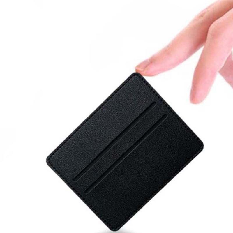 Product Introduction of Men Women Bank Card Credit ID Card Thin Business Wallet Slim Card Holder Bank Card Bag Coin Pouch 8